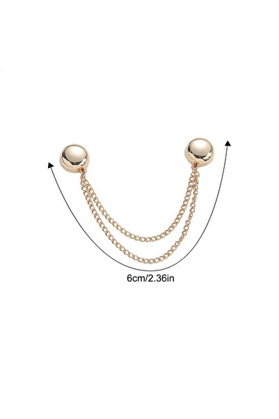 Choice 4pcs 4Pcs Multi-Function Magnetic Clothing Clip With Chain Alloy Butto...