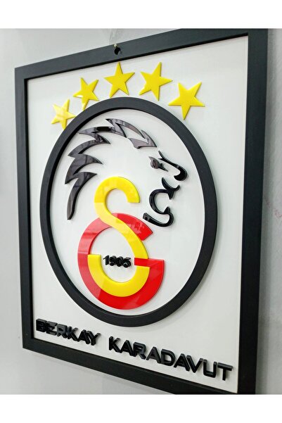 GÖK LAZER TASARIM Kişiye Özel isimli Galatasaray Futbol Takımı Taraftar Tablosu Pleksi ve MDF