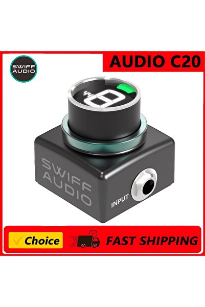 Choice موالف دواسة C20 SWIFF C20 للغيتار الكهربائي والباس، موالف عالمي، كتلة ...