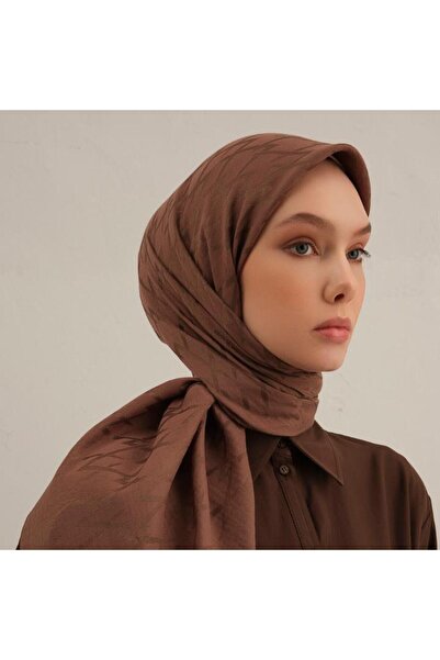 Armine Κομψό Μοντέρνο Κασκόλ Καφέ