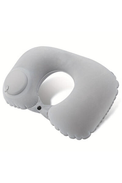 Choice Grey Inflatable Portable U-shaped Neck Pillow Pillow That Can Be Stored And Self Filled Suitable For