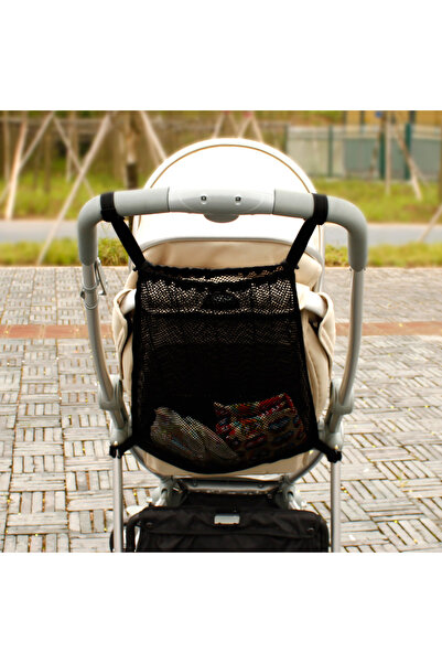 Choice حقيبة تخزين شبكية معلقة لتنظيم عربة الأطفال، مستلزمات الأطفال، وملحقات...