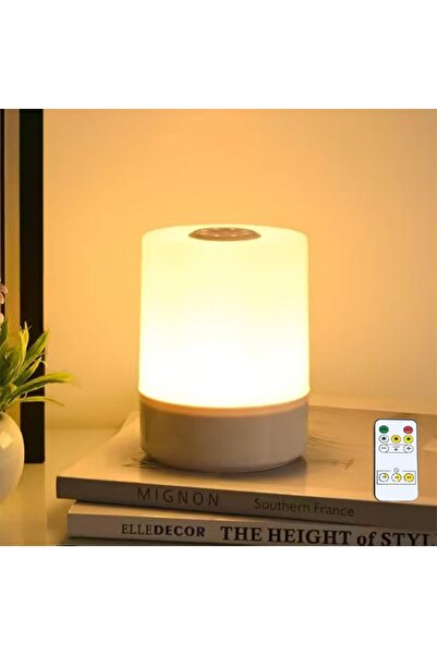 Generic Dimmiable Children Night Light - Rechargeable LED Bedside Lamp with Remote & Touch Control