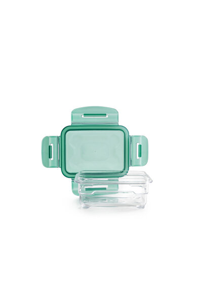 iBiLi -Recipient alimentar etanș Tritan, plastic, dreptunghiular, transparent...