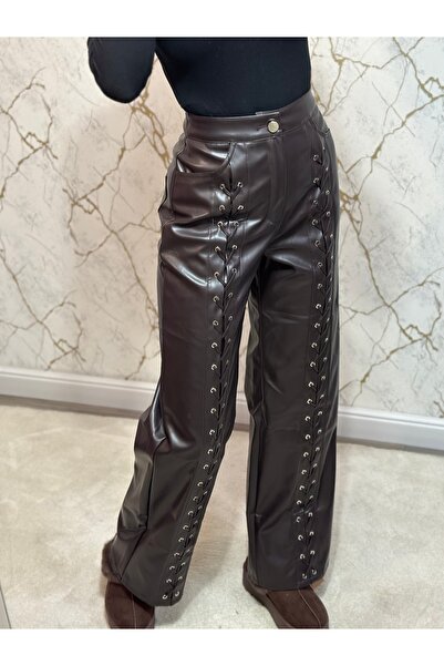 Demhana Boutique Eco-leather pants