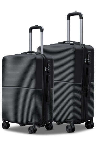 ZAAPPY Hard Shell Lightweight ABS 2PCS SET (20/24 Inch) Luggage, Secured Lock Suitcase