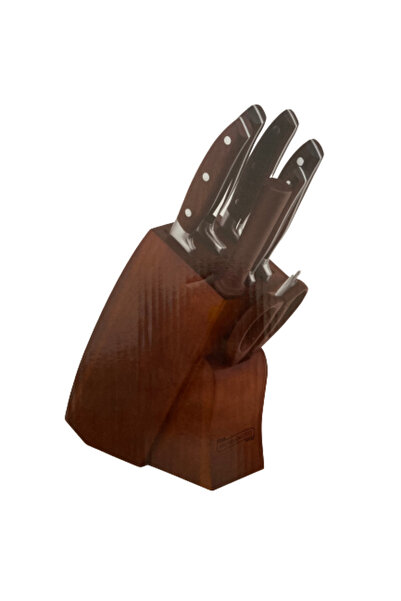 CSScompany Knife set with stand Carl Schmidt Sohn-Michelangelo Soltau, stainl...