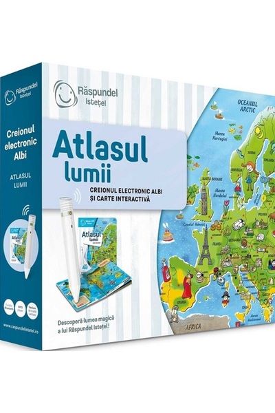 Raspundel Istetel Book and Pencil Atlas of the Creative World-Raspundel Istetel