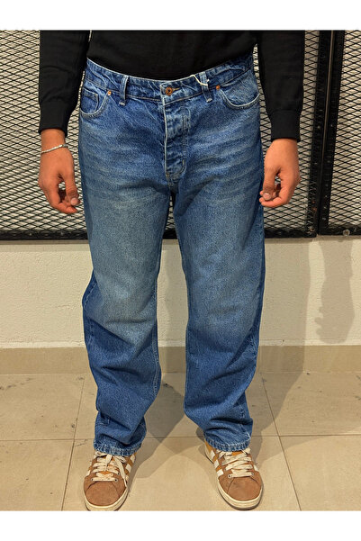 (YEP) baggy taşlanmış erkek pantolon
