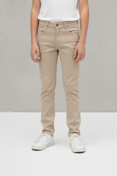 WKM Pantaloni chino din in pentru băiat