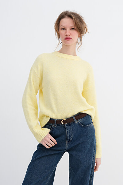 Addax Crew Neck Knitwear Sweater K2459