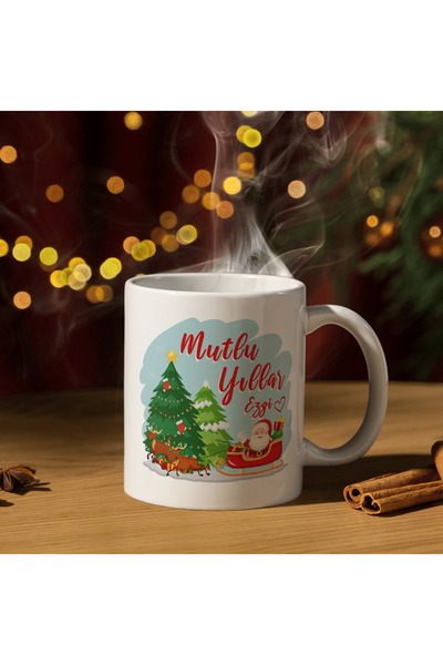 Eylül'ün Atölyesi Kupa Bardak - Yılbaşı Temalı