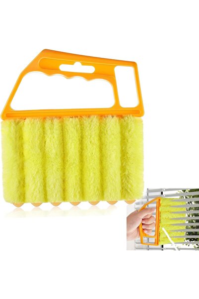 Generic Blind Cleaner, 7-Finger Handheld Washable Mini Brush for Wood Blinds
