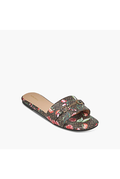 Flora Bella by Shoexpress Women Monogram Print Sandals