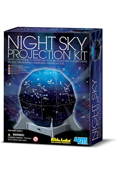 4M مجموعة ألعاب تعليمية من كيدز لابز، اصنع سماء الليل، متعددة الألوان، 00-13233