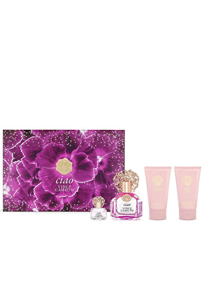 Vince Camuto Ciao For Women Set Eau De Parfum 100ml + Eau De Parfum 7.4ml + Bc 150ml + Bath & Sg 150