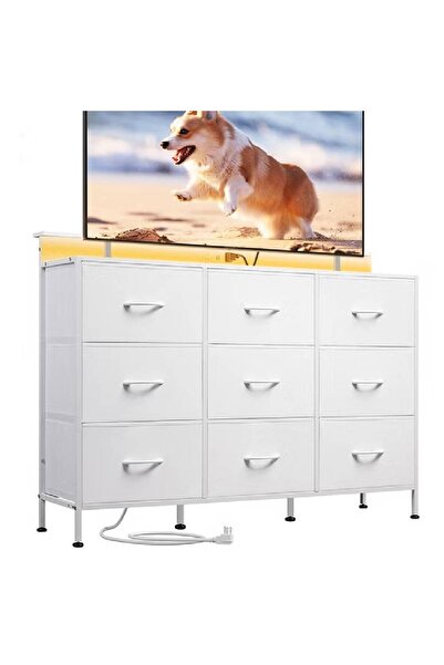 NKX Nine-drawer Storage Cabinet for inside Home Room Storage Cabinet 47" inch...