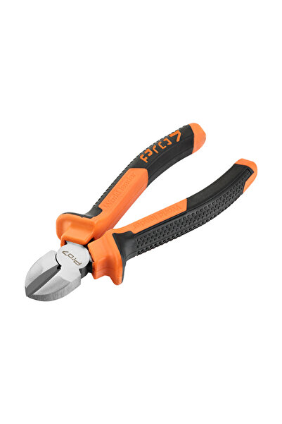 Lawazim Pro7 Cutter Plier 6inch - Diagonal Cutting Plier Black Orange
