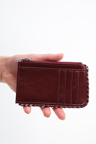Addax Studded Card Holder Wallet Czdn3002