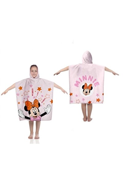 MINNIE Kids Poncho, Minnie, Multicolor, Cotton, 120 x 60 cm