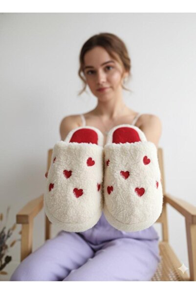 Neon Shoes Unisex Closed Front Plush Bundle Groom Bride Dowry Slippers Silent Eva Sole Guest House Slippers