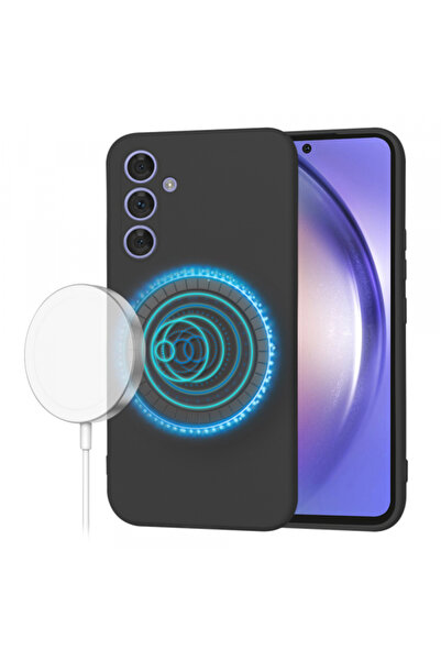 Samsung MagSafe Case for Galaxy A54 A546, Techsuit, SoftFlex, Black