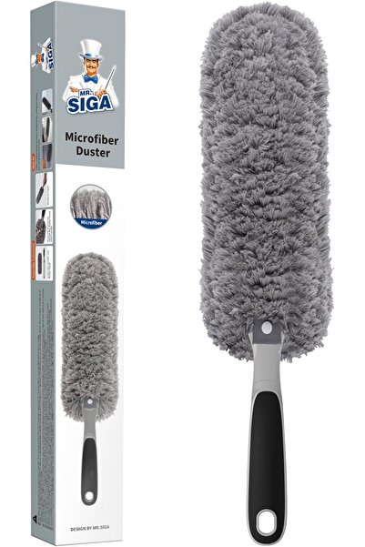MR.SIGA منفضة غبار من الألياف الدقيقة خالية من الوبر، قابلة للغسل لتنظيف المنزل