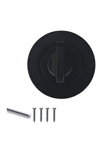 Selim Yapı Çelik Kapı Gizli Emniyet Kelepçe Mandalı - Siyah Renk