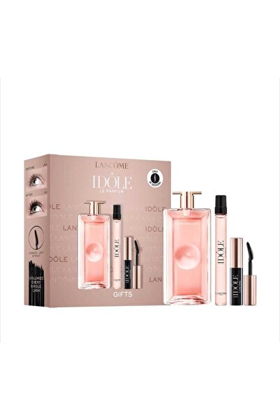 Lancome Idole Le Parfum For Women Set Eau De Parfum 50ml + Eau De Parfum 10ml + #01 Glossy Black Mas
