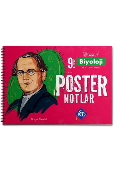 KR Akademi Yayınları 9. Sınıf Maarif Modeli Biyoloji Poster Notlar