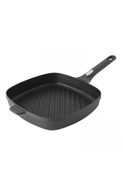 Berghoff -Gem grill pan, 28x5.5 cm, aluminum, black