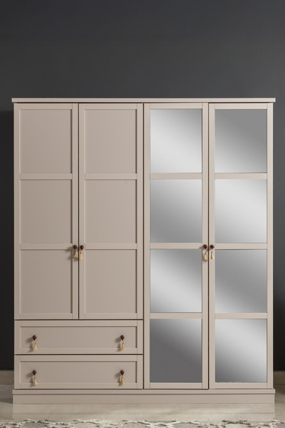 EDSY HOME Doru 4 Kapaklı Dolap