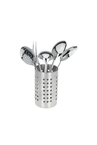 Excellent Houseware set de tacâmuri de bucătărie, oțel inoxidabil, 33x10 cm, argintiu