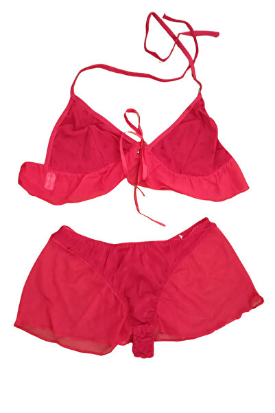 Nana & Mayka Moda Women's Skirted Tangalas Bustier New Year's Underwear Set