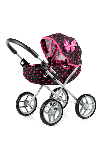 kinderplay Kinderplay foldable doll stroller for children, with carrycot, lig...