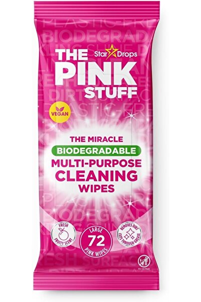 THE PINK STUFF Multi-Purpose Cleaning Wipes, 72 Pieces