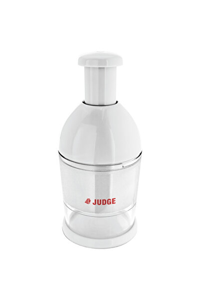 JUDGE Tocător manual de legume, plastic/oțel inoxidabil, 10x22 cm, alb