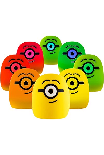 The Bros المينيونز: مصباح ليلي LED إسفنجي متغير الألوان، من فيلم "صعود غرو"، إصدار خاص لهواة الجمع