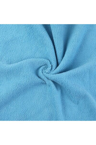 Generic 12 Pack Premium Microfiber Cleaning Towels, 30x30 cm, Light Blue