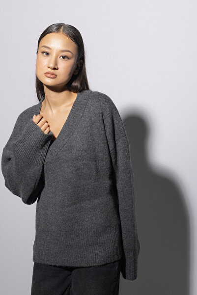 Nisan Pulover de tricotaj cu decolteu în V