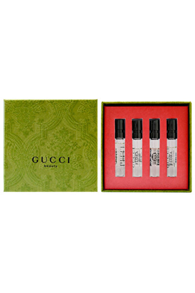 Gucci For Women Vials Set Eau De Parfum 4 X 1.5ml (Bloom + Flora Gorgeous Gardenia + Guilty + Flora