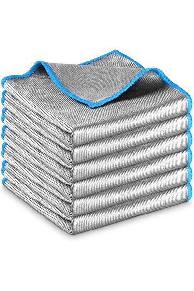 NALACAL قطعة قماش لتلميع الزجاج، مصنوعة من الألياف الدقيقة، لا تترك آثارًا، م...