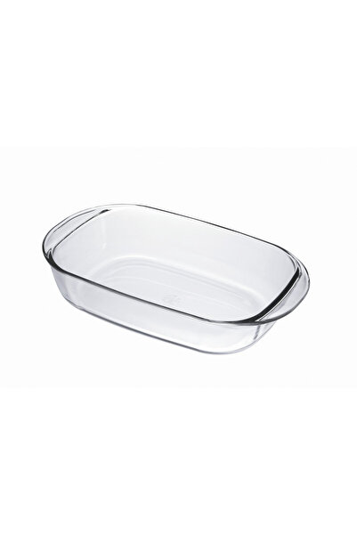 iBiLi Tavă de copt -Kristall, sticlă borosilicată, 27x14x7 cm, transparentă