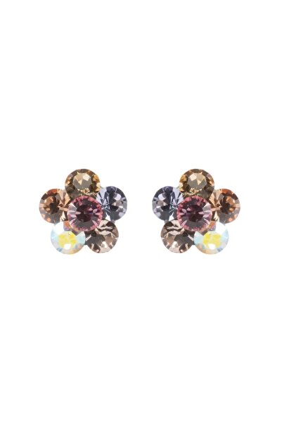 Miidefloriart Cercei Round Stones Chaton Flower SS24, model 400