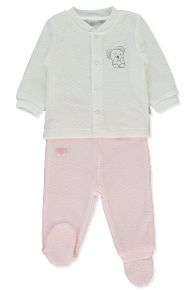 Bebetto Velvet Pajama Set with Pants 2-Piece (My Little One) Pink