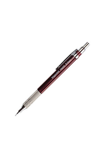 Bigpoint Rapid Versatil Kalem, 0.3 mm, Metal Uçlu, Bordo