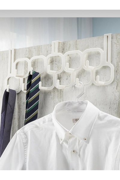 Snow Homs Kapı Üstü 11 Kancalı Askılıl - Duşakabin Ve Dolap İçi Çoklu Organiz...