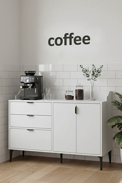 SARMOBİ Harmony Maxi 2 Çekmeceli 3 Kapaklı Kahve Köşesi