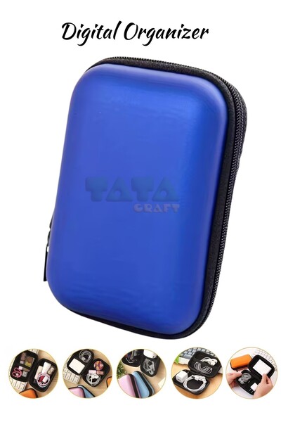 TATA CRAFT Eva Dijital Aksesuar USB Şarj Kablo Oyun Kartları Düzenleme Saklam...