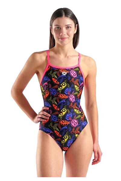 ARENA Women's Swimsuit Sea Turtles Swimsuit Lightdrop Back 010221509